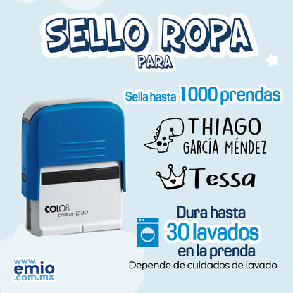 Sello para ropa