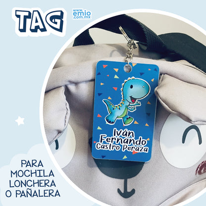 Tags para Mochila y lonchera